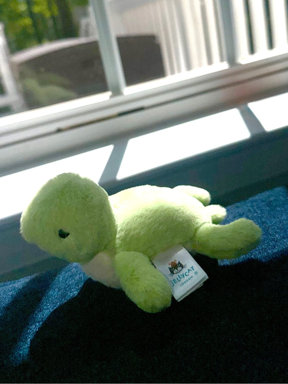 Jellycat Lime Green Plush Turtle Toy